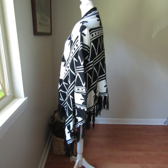 Forever 21 Southwest Open Front Cardigan Sweater M/L - Picture 2 of 4